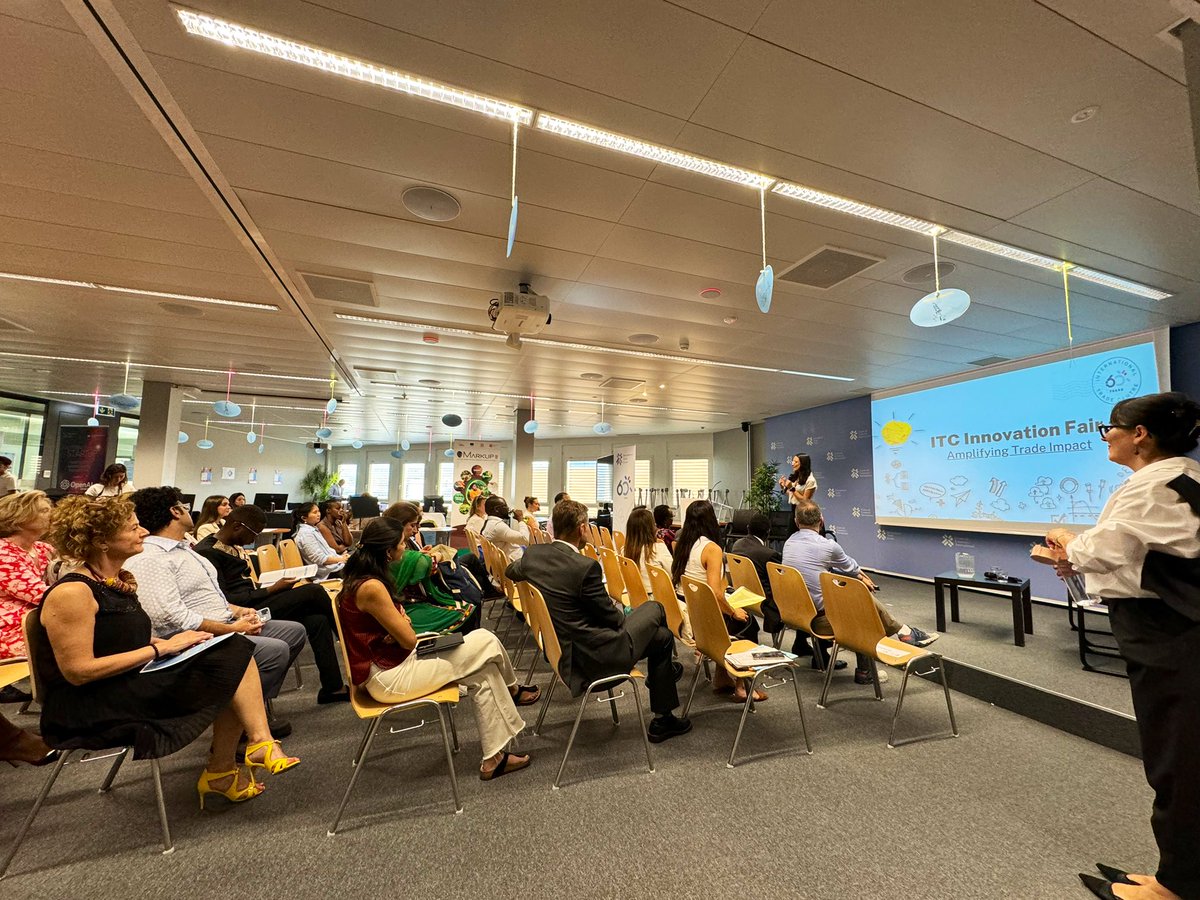 susannapak's tweet photo. Here we go!

Our @ITCnews Innovation Fair kicks off with warm, energetic welcome by our innovation lead @adrianadeoro. https://t.co/2WRyDXRriV