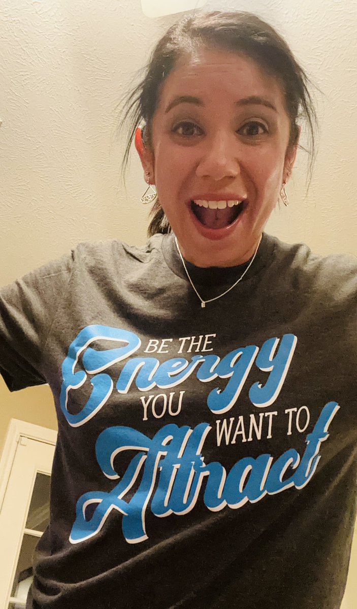 principal_witt's tweet photo. Today is my FriYAY! Be the ENERGY you want to ATTRACT. We have control over our behaviors, attitudes, &actions. Lead with love, determination, and purpose. Shout out to @gandyink for this AWESOME shirt at our TEPSA conference! #LeadLearnGrow #WeLeadTX #LIM https://t.co/PAGfmaf7XQ