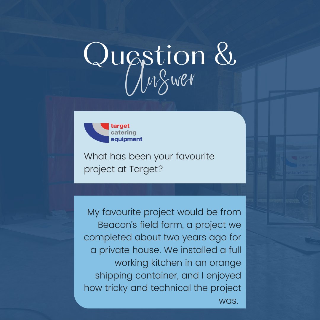 TargetCatering's tweet image. Say Hi to Neil! 👷‍♂️

Our Target Fabricator and Welder 🎯👨‍🏭

Scroll  across to learn more about Neil’s favourite Target equipment, 🔥  favourite project and what he wanted to be when he was younger 🚂