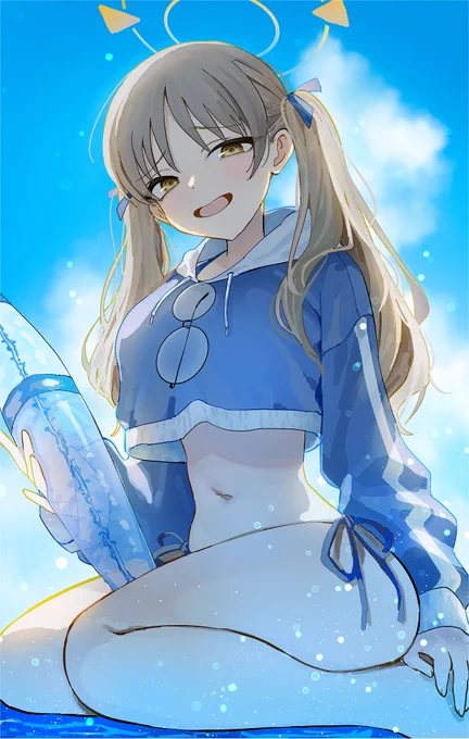 水着モエ…萌え…きゅん #ブルアカ 