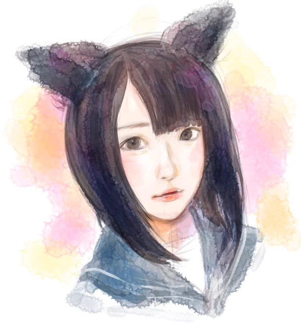 昔の似顔絵とかの仕事やってた時に描いた営業用の絵 