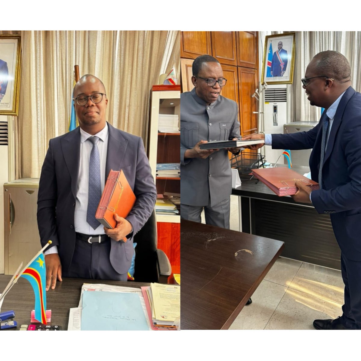 Enjeuxafricains's tweet image. Depuis lundi 8/7, le ministre #congolais des Finances, Doudou R. #Fwamba a nommé Alain #Malata directeur de son cabinet. Cet universitaire et haut cadre de la Banque centrale était conseiller en matière de politiq monétaire de l'ex-gouverneur D. #Mutombo puis inspecteur principal