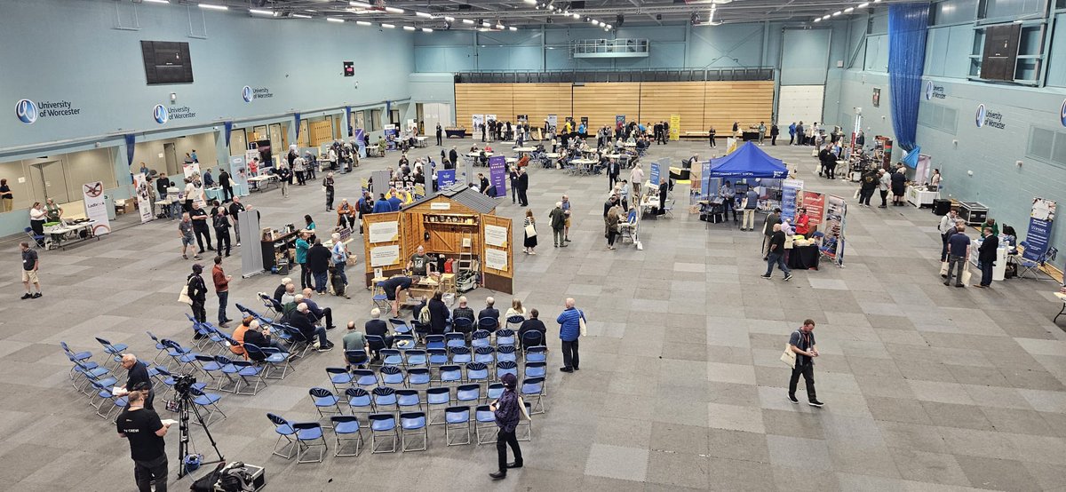 universityarena's tweet photo. We are pleased to be hosting the @UKMensSheds #ShedFest again this year
The Arena is a hive of activity and it is great to see so many people enjoying their day. https://t.co/F4tp2sccjQ