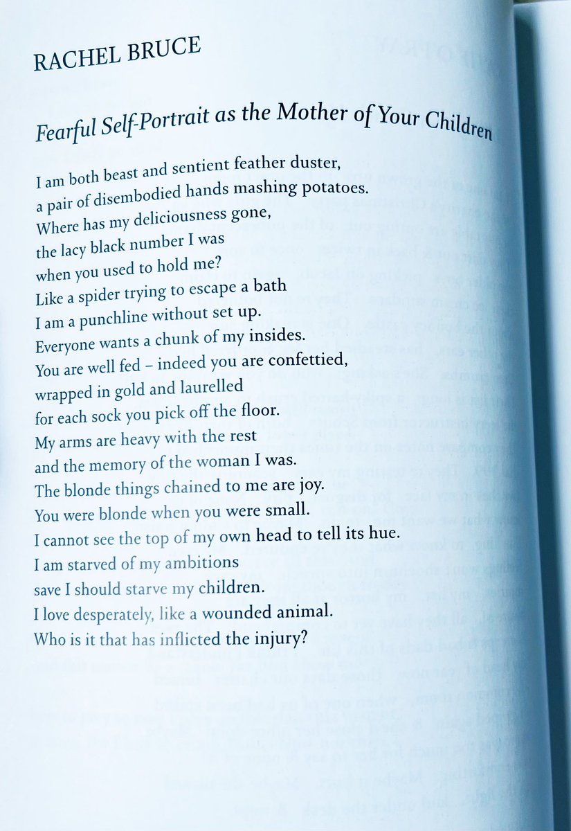 ellora_sutton's tweet photo. “The blonde things chained to me are joy.”

Amazing Rachel Bruce poem in the latest issue of The Poetry Review https://t.co/RMdUNpSbPz