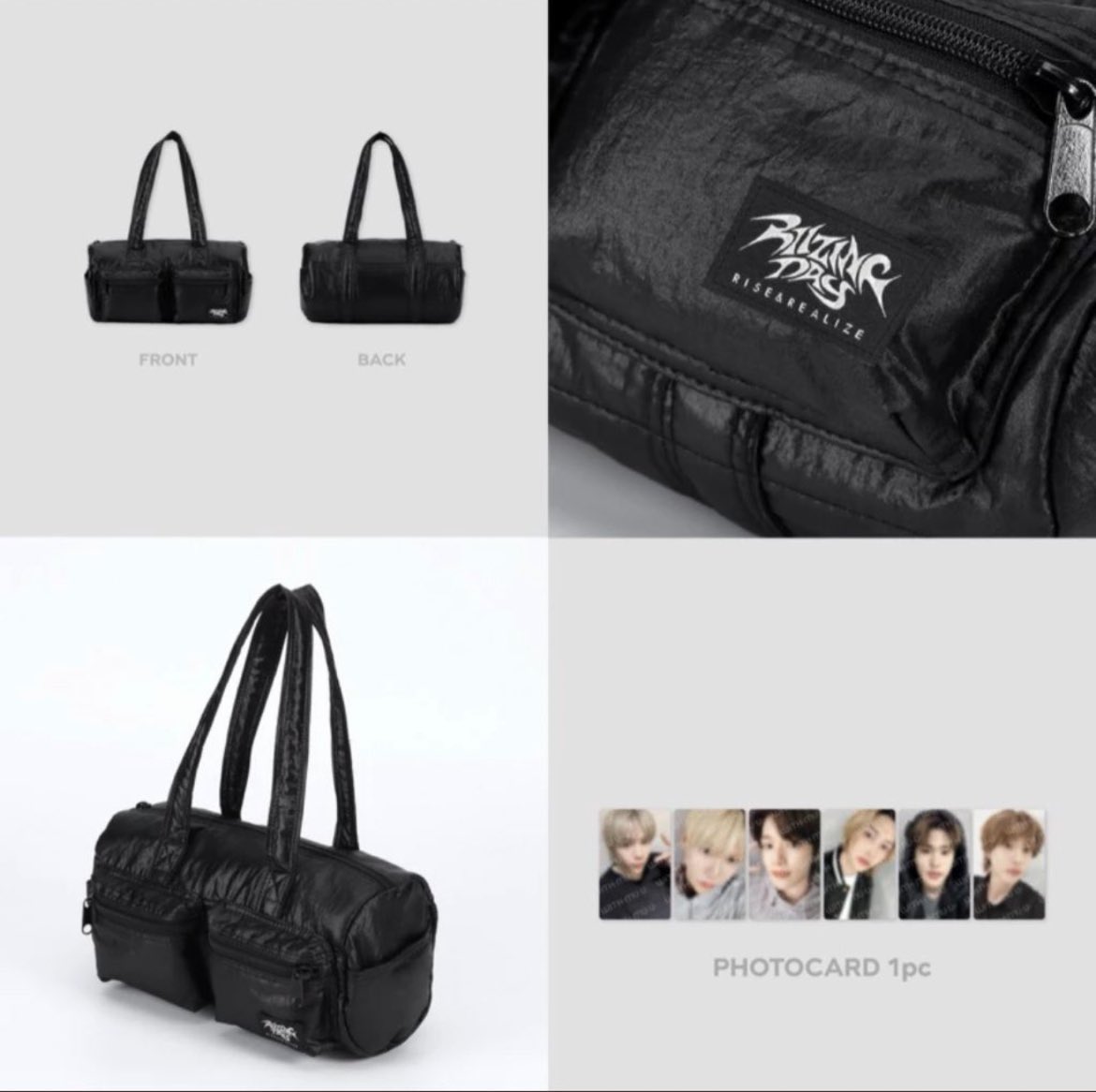 พร้อมส่ง 
กระเป๋า Riizing Day official MD bag สีดำ 
1,450.- ไม่มีการ์ด ใส่แท่งไฟได้ค่ะ ขอใหม่ยังไม่ผ่านการใช้งาน แค่แกะเอาการ์ดออก
#ตลาดนัดRIIZE #ตลาดนัดน้องข้าว #RIIZINGDAY_in_BKK