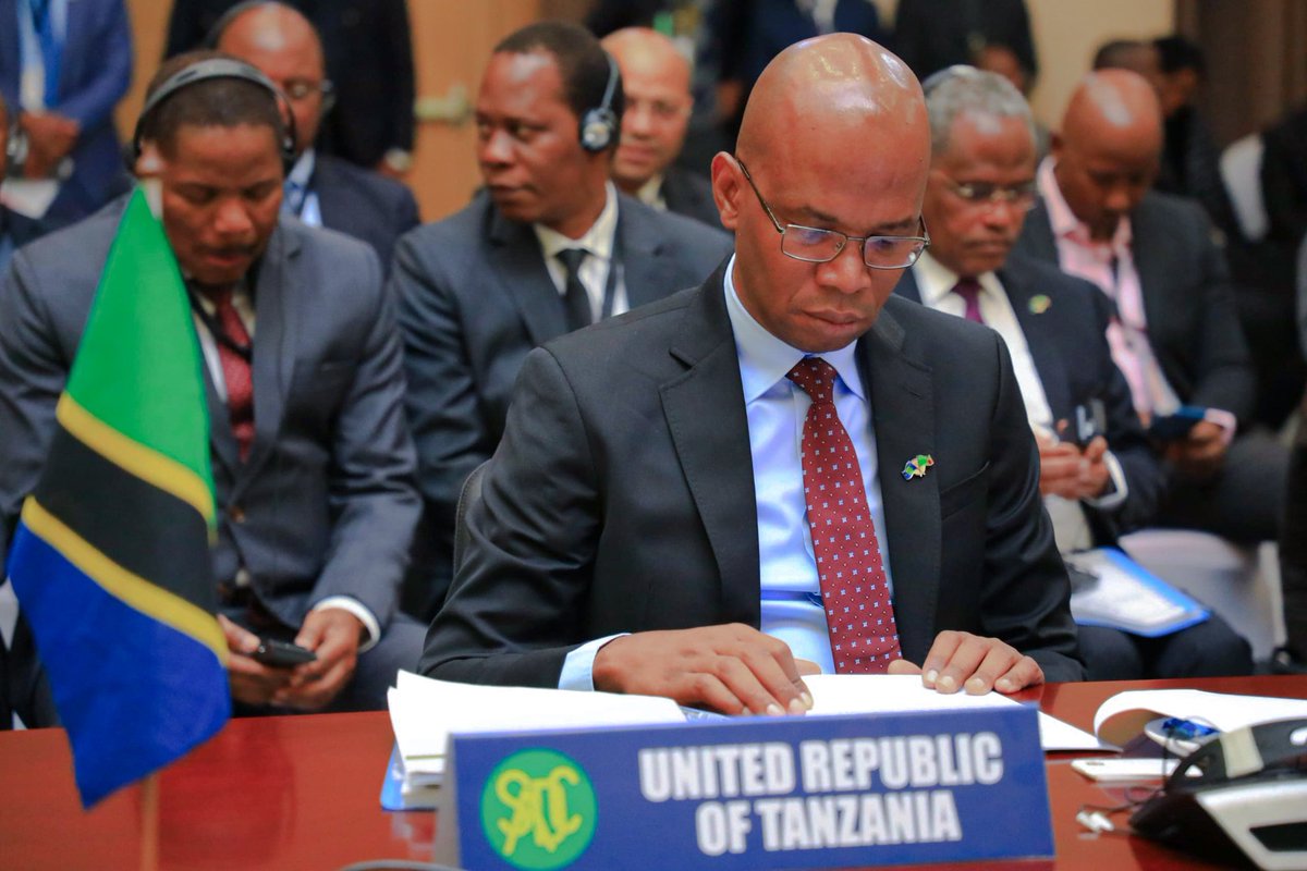mfa_tanzania's tweet photo. Minister @mfa_tanzania Hon. @JMakamba is leading Tanzania's delegation in the 26th SADC MCO Meeting taking place in Lusaka from 11-12 July 2024. Hon. Daniel Sillo, Deputy Minister @WizaraMNN is also in attendance. The meeting will consider the proposed agendas by Senior Officials https://t.co/W3r6ybmvFm