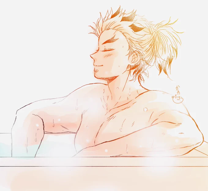 rkgk これはさんがお風呂に入ってる所です。わかりにくくてもっと何とかしたい今日もお疲れ様でした