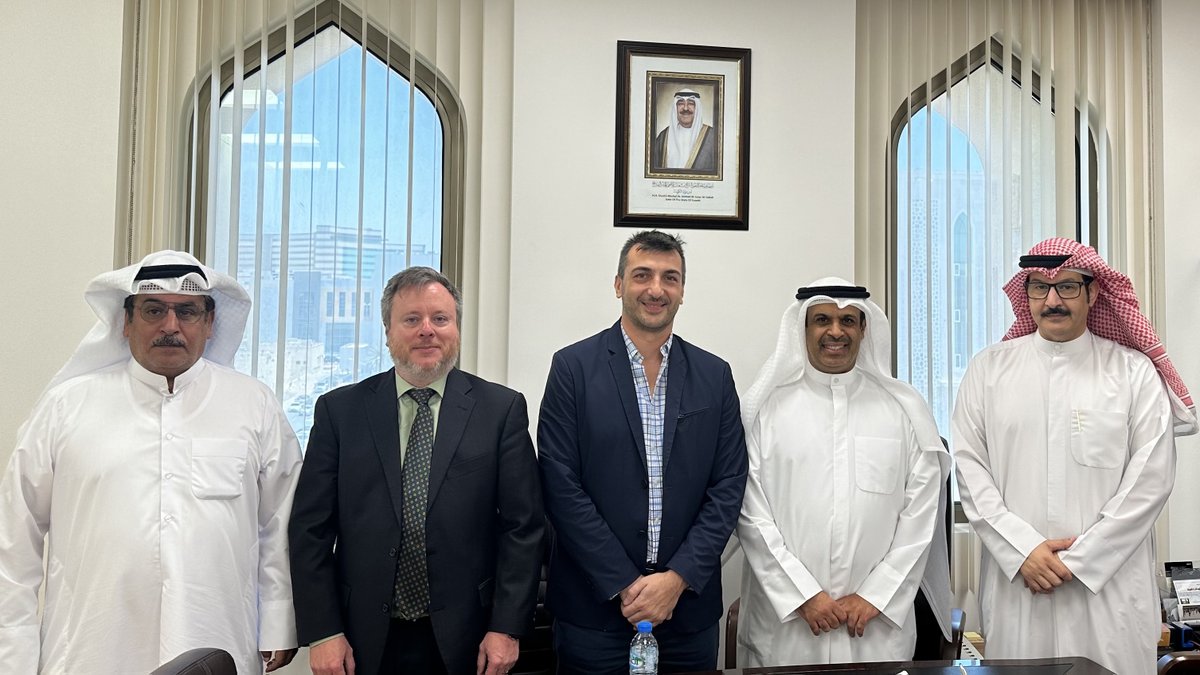 SolarSpace_io's tweet photo. Thank you to Eng Ahmed Al-Dousari for your warm welcome to the Ministry of Electricity, Water, and Renewable Energy. We look forward to working with you and your team to bring our technology to Kuwait! https://t.co/B2ANmVTzFq