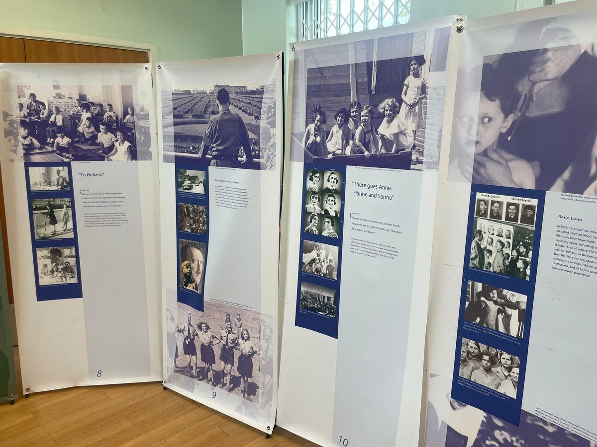 SChingfordFound's tweet photo. Our wonderful year 9 ambassadors were working with their peers to develop their understanding of the Holocaust through the story of Anne Frank. A difficult but vitally important part of the history curriculum #annefranktrust #learningoutsidetheclassroom #challengingprejudice https://t.co/bcy6U6QvNZ