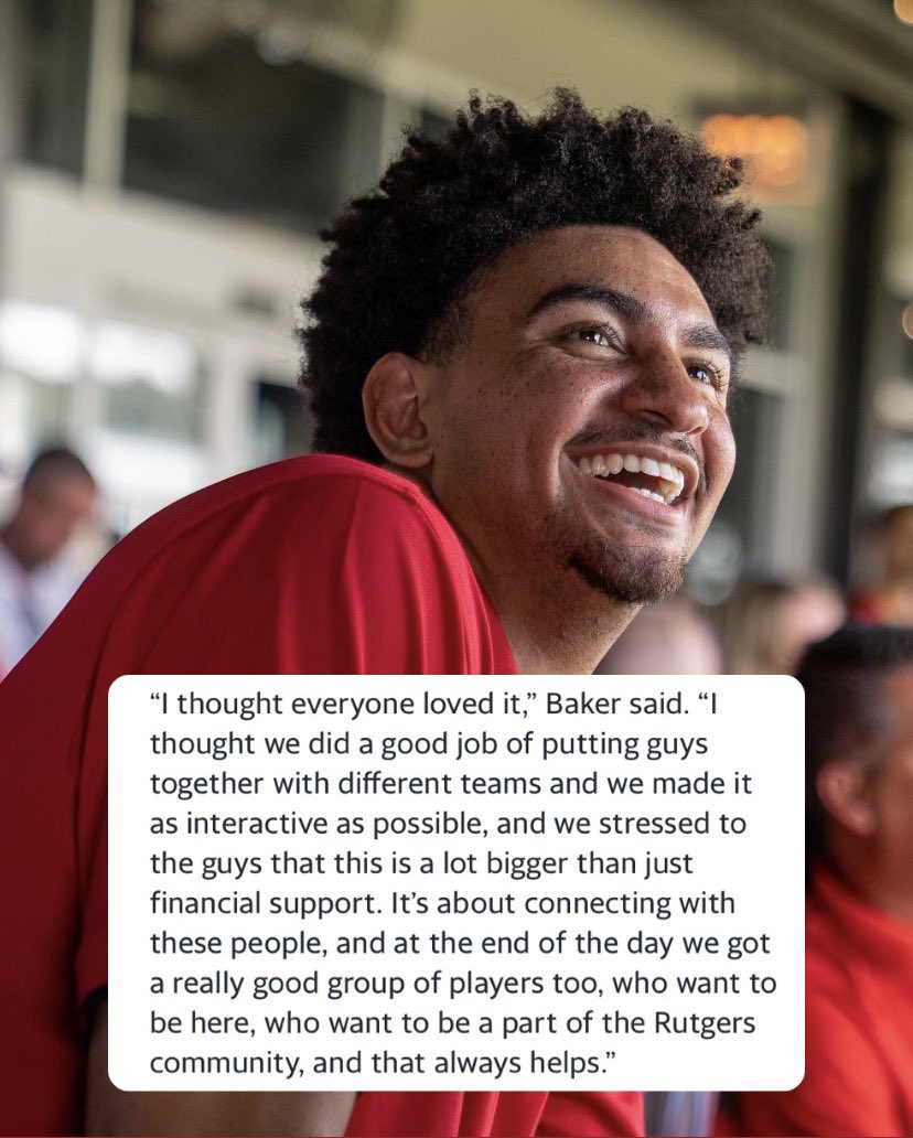 “The first ever Scarlet Open by Knight Society considered a success” ✍️ by @RutgersRivals

“I thought we did a good job of putting guys together with different teams &amp; we made it as interactive as possible” <a href="/Geo_Baker_1/">Geo Baker</a>

⛳️ July 28, TopGolf Edison
To join 👉 info@Knightsociety.io