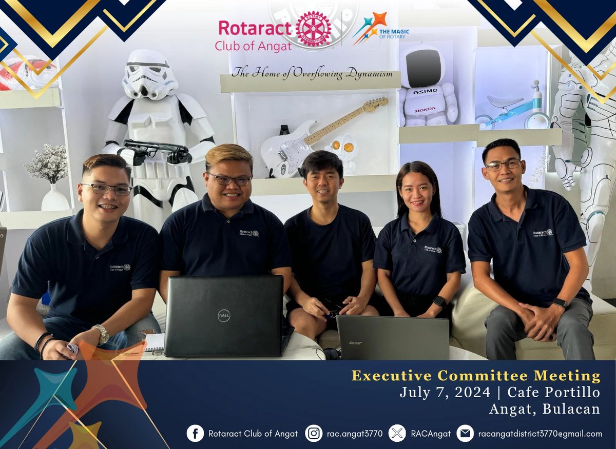 RACAngat's tweet photo. ✨ 𝑹𝑨𝑪 𝑨𝒏𝒈𝒂𝒕 𝑬𝒙𝒆𝑪𝒐𝒎 𝒎𝒆𝒆𝒕𝒔 𝒕𝒐 𝒅𝒊𝒔𝒄𝒖𝒔𝒔 𝒖𝒑𝒄𝒐𝒎𝒊𝒏𝒈 𝒆𝒗𝒆𝒏𝒕𝒔 𝒂𝒏𝒅 𝒂𝒄𝒕𝒊𝒗𝒊𝒕𝒊𝒆𝒔 ✨ - July 07, 2024

#RACAngat
#HomeOfOverflowingDynamism
#ExecutiveCommitteeMeeting
#TheMagicOfRotary
#District3770 https://t.co/C2c8JvGD1O