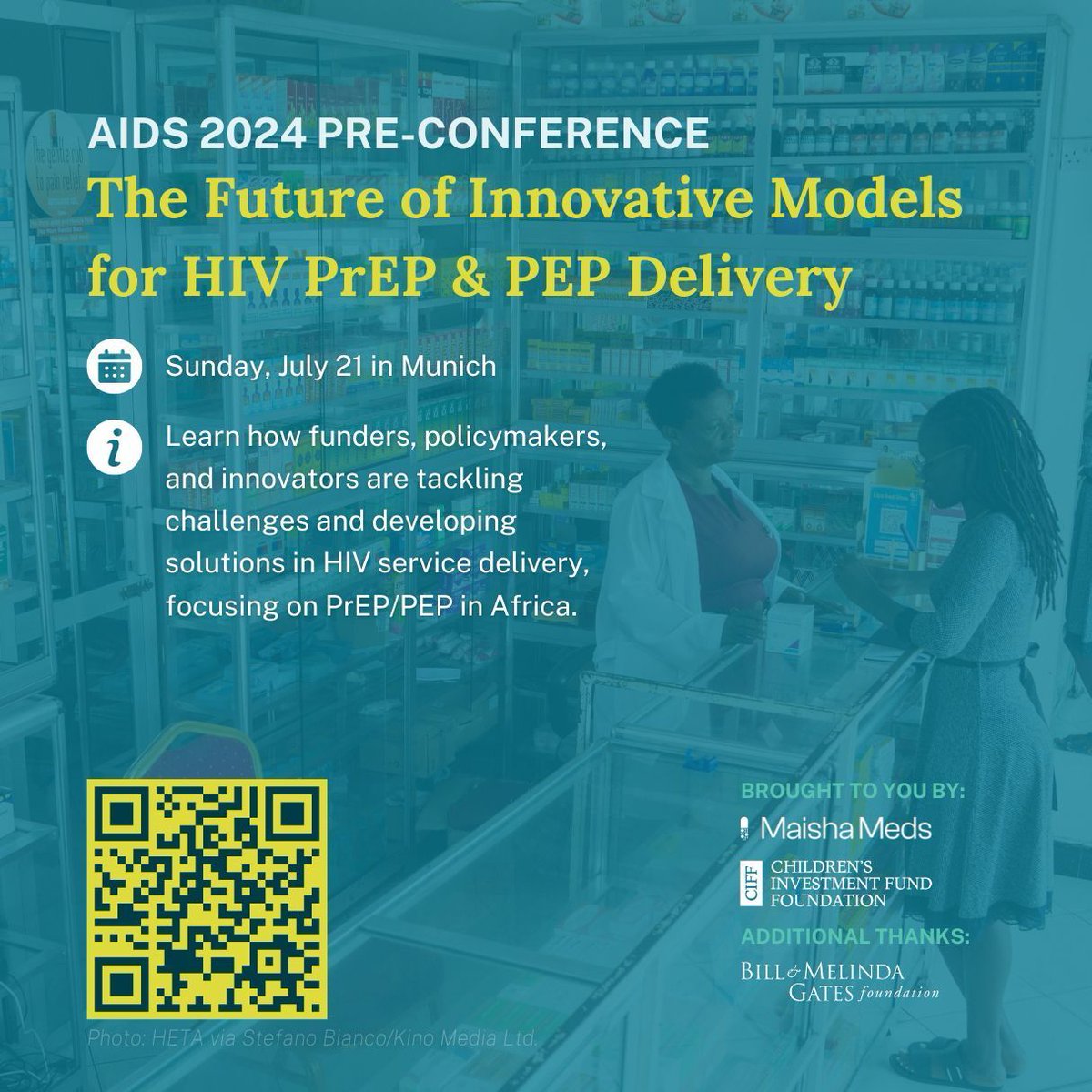 Will you be at this year's International AIDS Conference? 🗓️ Mark your calendars for this pre-conference on service delivery innovations for HIV prevention, hosted with <a href="/CIFFchild/">The Children's Investment Fund Foundation</a>. #AIDS2024

More info: mmeds.link/AIDS2024