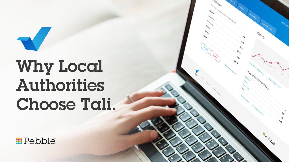 myPebble's tweet photo. Our software Tali represents the next step in financial management software for local authorities and councils.
Read our latest blog to find out why the software is so well adapted for the job: https://t.co/mibnVCYa0K #localauthorities #ukCouncils https://t.co/6ZvQsObyDQ