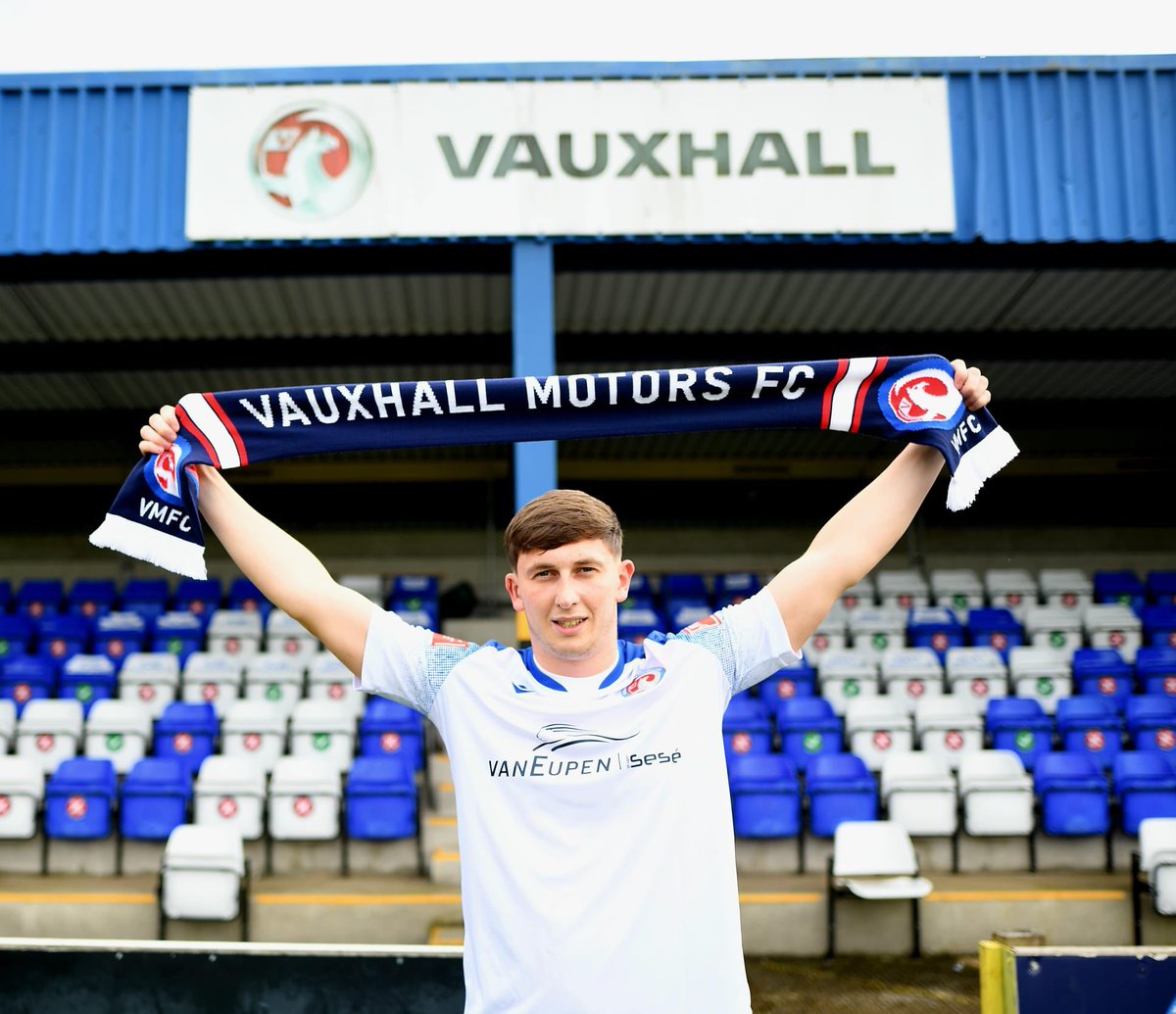 vmfc_'s tweet photo. Vauxhall Motors can confirm the signing of Tom Ruffer ✍️⚪️��

Tom joins after spending last season in Wales playing for @Flint_Mountain. 

He joins with experience of playing in the @NorthernPremLge after a spell with Widnes. 

#COYM | @BalticTraining https://t.co/4l10yLb0Hj
