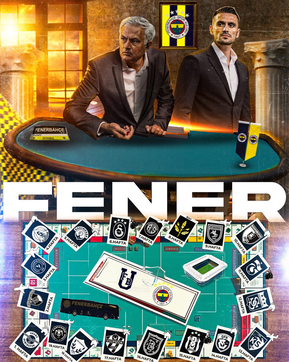 Sezonu Kadıköy'de açacağımız 2024-2025 sezonu Trendyol Süper Lig fikstürümüz: