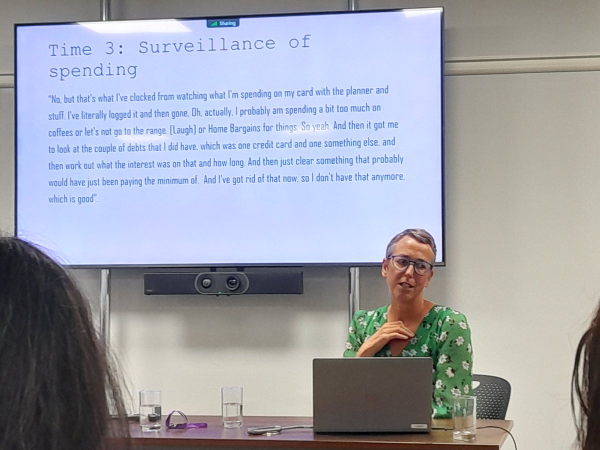 Money, women &amp; motherhood - "3 topics rarely explored together". Poignant work from Melanie Haughton &amp;Hannah Frith  <a href="/POWES_BPS/">POWES</a> #powes2024