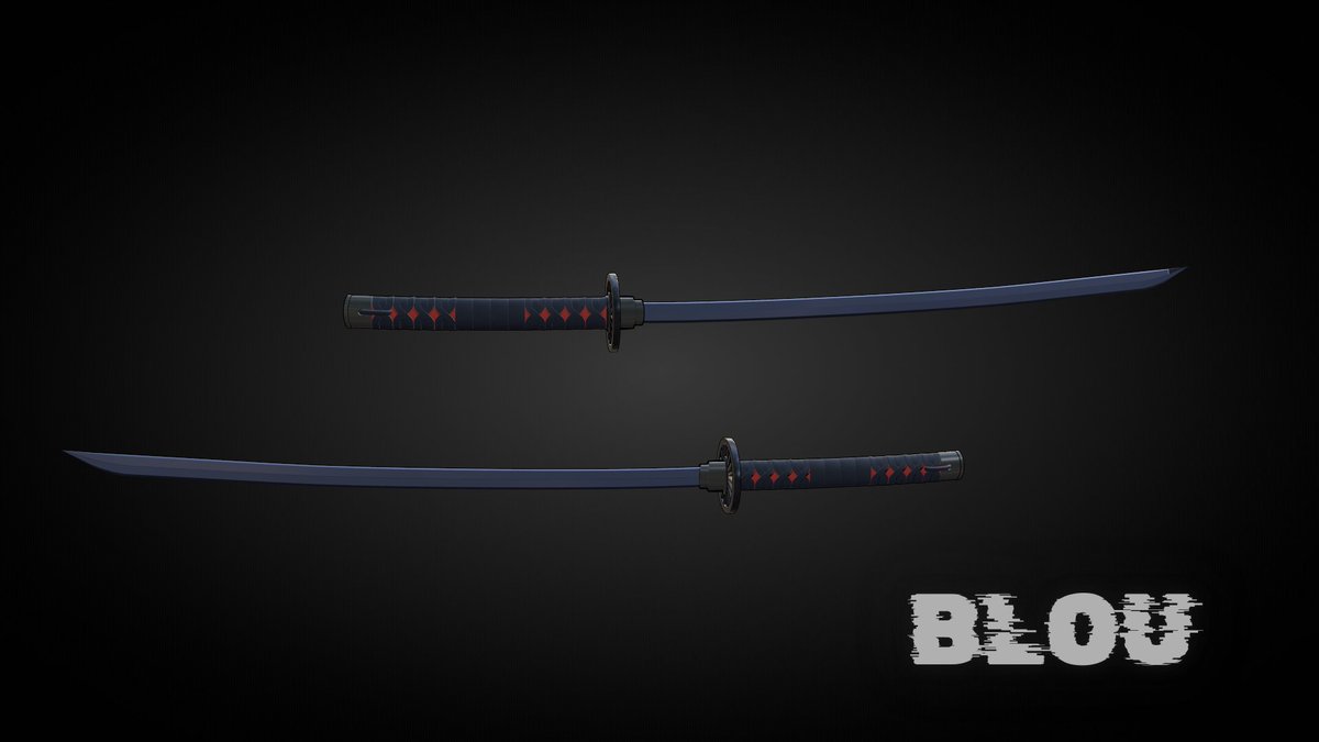 DevvBlou's tweet photo. Stylized Katanas! 🗡️
Commissions are open! 📯 
Discord: blou_. 📷#Roblox #RobloxDev #b3d #3Dartist 
You can aslo contact me here! ✨ https://t.co/gesho3Ub2s