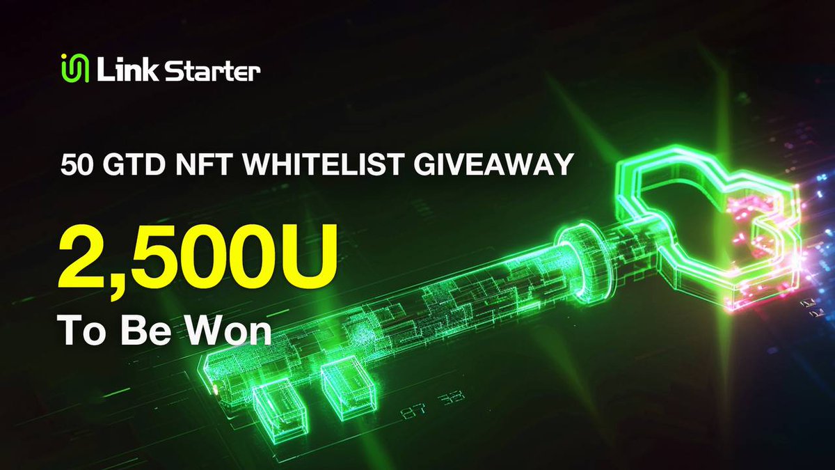 ZK_LinkStarter's tweet photo. 🏁 LinkStarter Genesis NFT GTD Whitelist Giveaway - 2,500U To Be Won 🏁

🏆 Linkey GTD NFT WL x 50, Freemint
⏰ July 11st - July 15th, 20:00 UTC+8

✅ How to Enter?
1️⃣ Finish this Galxe tasks and share the screenshot in our #linkeyevent channel. https://t.co/uXC6U9OmL4
2️⃣ Users who obtain the @Link_OG role (level 10) and invite 3 people to join Discord will have the opportunity to receive the Linkey GTD Whitelist.

🟩 Notes:
1️⃣ Based on completing the tasks, we will select the TOP 50 users based on their activity level as winners. The winners need to create a ticket to submit their EVM address.
2️⃣ Around $50 in token airdrops per #NFT. Additionally, Linkey provides a wealth of extra utility benefits and exciting value growth opportunity for exploration.
3️⃣ No scientists, bots, or fake data allowed.

👇 Linkey Privileges:
1️⃣ Token #Airdrops
2️⃣ #IDO Whitelist
3️⃣ Governance
4️⃣ #Stake to Earn

🔑 More info of Linkey:
https://t.co/Rb6EYFoV6H