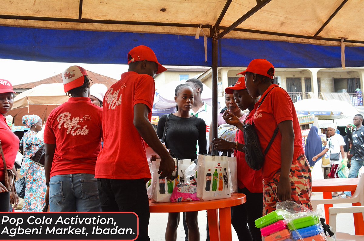 Ghadco_ng's tweet photo. Celebrate the arrival of Pop Cola in Ibadan! Join us at Agbeni Market for a fizzy good time. Cheers to new beginnings!

#chiamodmarketer 
#ghadco_ng 
#PopCola 
#agbenimarket 
#mamudabeverages 
#IbadanMarket
#wizkid 
#Rema https://t.co/oiG7I4xrX2