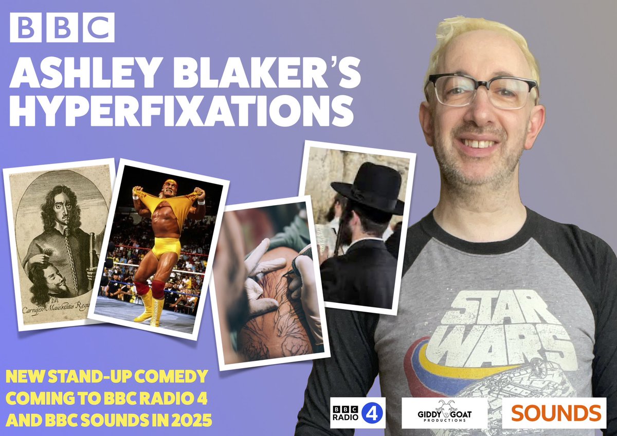Delighted to announce my new stand-up series coming to the 6:30pm slot on <a href="/BBCRadio4/">BBC Radio 4</a>. Looking forward to delving into some of my special interests and making my first series for the primetime spot. Details of how to get free tickets to be in the studio audience coming next year.