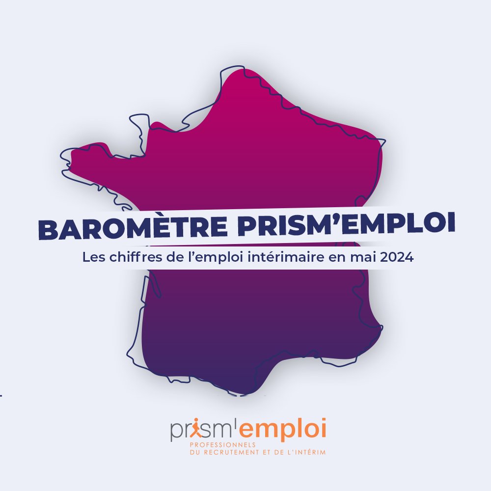 📢 [#Baromètre] Le baromètre de mai 2024 est sorti !
➡️ On observe une baisse de 8,4% des effectifs intérimaires par rapport à mai 2023, soit 692 450 équivalents temps plein.
Retrouvez les chiffres du mois 👇
prismemploi.eu/barometres-nat…