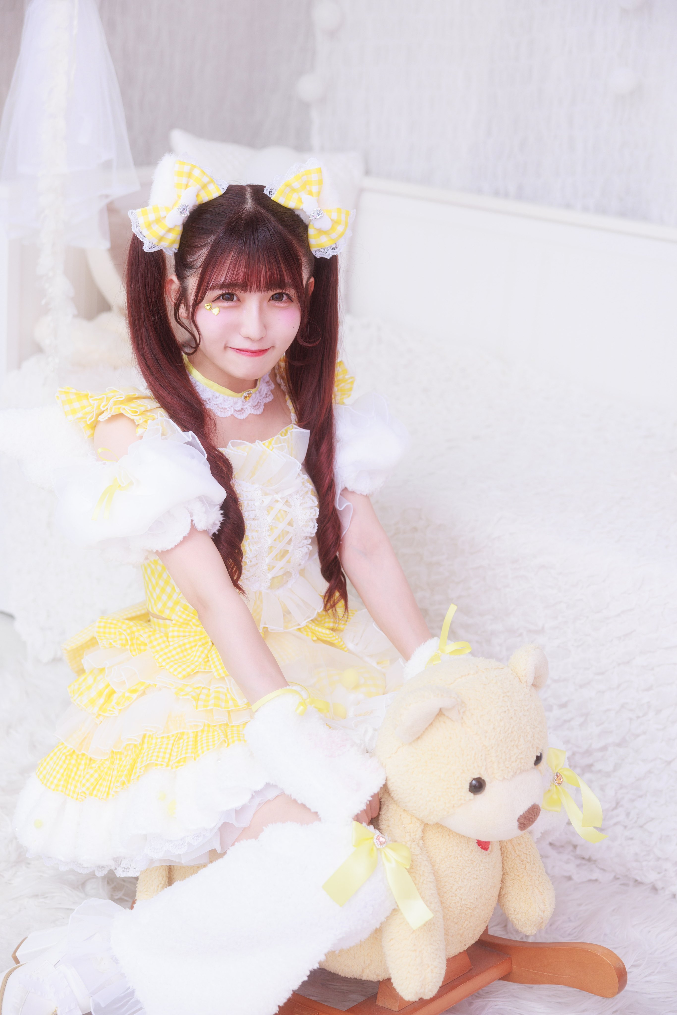 マネージャーさんとカメラマンさんにるるにぴったりじゃんって言われて乗ってみたʕ•ᴥ•ʔ💛
アクキーにもしちゃった🥰