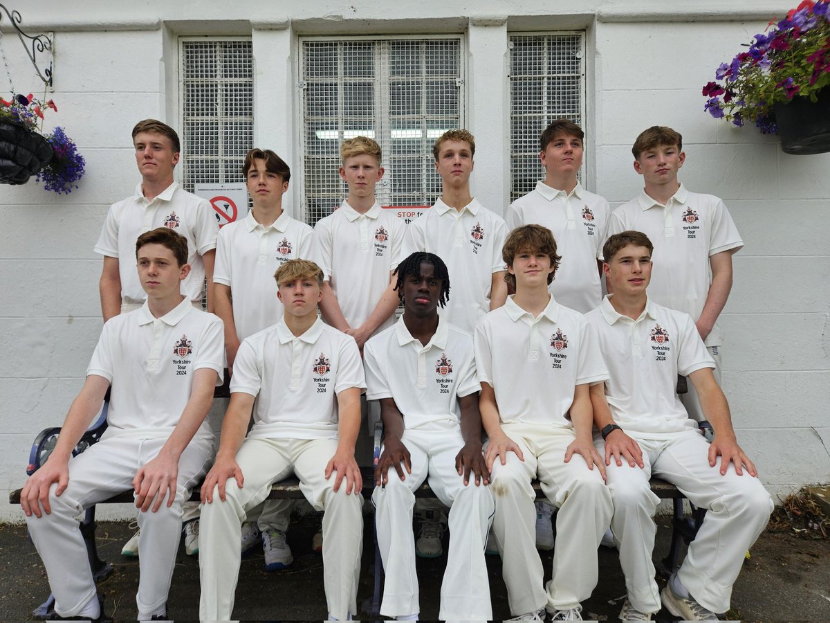 DavenantFS's tweet photo. Davenant 1st XI on tour in Yorkshire playing @bradfordacademy at Saltaire Cricket Club https://t.co/echVrMj9S5