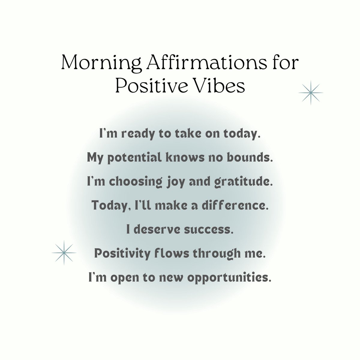 Kasamba's tweet photo. Kickstart your day with a burst of positivity! See how this little habit can change your mindset and add more joy to your life. What's your favorite morning affirmation?

#morningrituals #positivevibes #dailyaffirmations #mindfulness #selfcare #newbeginnings #motivation https://t.co/v7i62KlNPf
