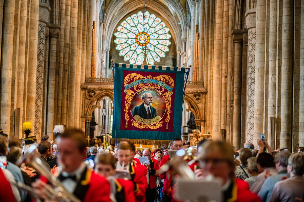 Durham Miners' Gala (@durhamgala) on Twitter photo Final details for this year's Gala day service <a href="/durhamcathedral/">Durham Cathedral</a>.
New banners from Deaf Hill and Wheatley Hill will be blessed, Simon Kennedy from <a href="/NorthEastNASUWT/">NASUWT - North East</a> will give the address on behalf of <a href="/DurhamMiners/">Durham Miners' Association</a> and <a href="/marykfoy/">Mary Kelly Foy MP</a> MP will give the reading.
Nick Baines, the Bishop Final details for this year's Gala day service <a href="/durhamcathedral/">Durham Cathedral</a>.
New banners from Deaf Hill and Wheatley Hill will be blessed, Simon Kennedy from <a href="/NorthEastNASUWT/">NASUWT - North East</a> will give the address on behalf of <a href="/DurhamMiners/">Durham Miners' Association</a> and <a href="/marykfoy/">Mary Kelly Foy MP</a> MP will give the reading.
Nick Baines, the Bishop