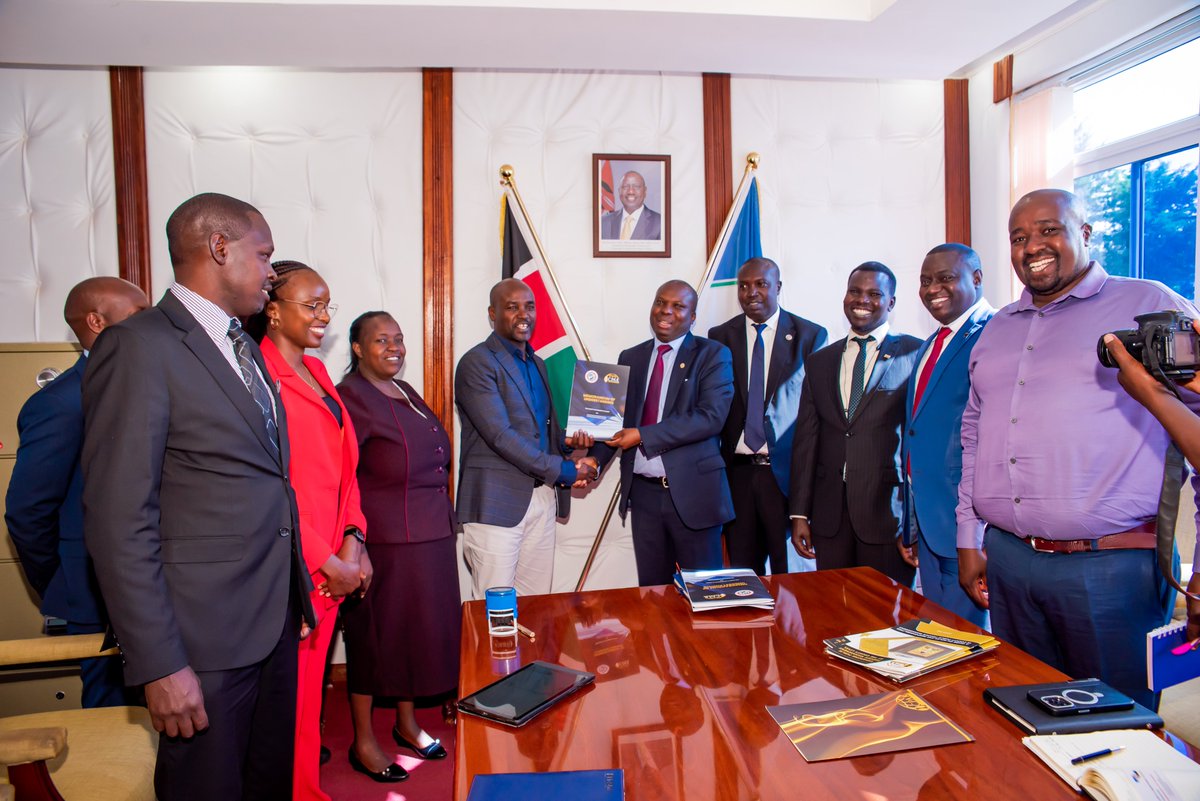 ICPAK_Kenya's tweet photo. The Institute today morning July 11th 2024 signed a Memorandum of Understanding with the County Government of Bomet @036Bometcounty . Led by the Governor, H.E. Prof. Hillary Barchok, EGH  @BarchokHillary  and the ICPAK Chairman CPA Philip Kakai @PhilipKakai1, the two institutions agreed to partner and collaborate on capacity building of county staff, technical advice on budgetary processes, research, accountancy support to community groups and the MSMEs at the county level among others. The Governor was accompanied by Mr. John Langat (County attorney), Dr. Sigei Kimutai Andrew (Economic Planning, Finance and ICT), CPA Rosa Bett (CEC Agriculture, Livestock, Fisheries and Cooperatives), CPA Benard Koros, (Chief Officer Cooperatives), CPA Sammy Kirui, (Director, Internal Audit) among other county Staff.

The Chairman of the Institute CPA Philip Kakai was accompanied by Director, Public Policy and Research Hillary Onami @HillaryOnami  and South Rift Executive Committee members led by the Branch Chairman CPA Cornelius Kipkemoi Ng'etich, Vice Chairman CPA Kipkemoi Cheruiyot, Bomet County Representative CPA Winny Cherotich and CPA John Bii a Coopted Member.