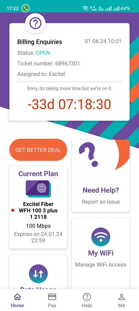 HR78699's tweet photo. @excitel_rocks @VivekRaina_1  This your service I have been waiting for my refund since 5 still I when my device was collected on 25 Jan every time when I call I was guided to wait  for more days this is enough now https://t.co/82shPoaXdo