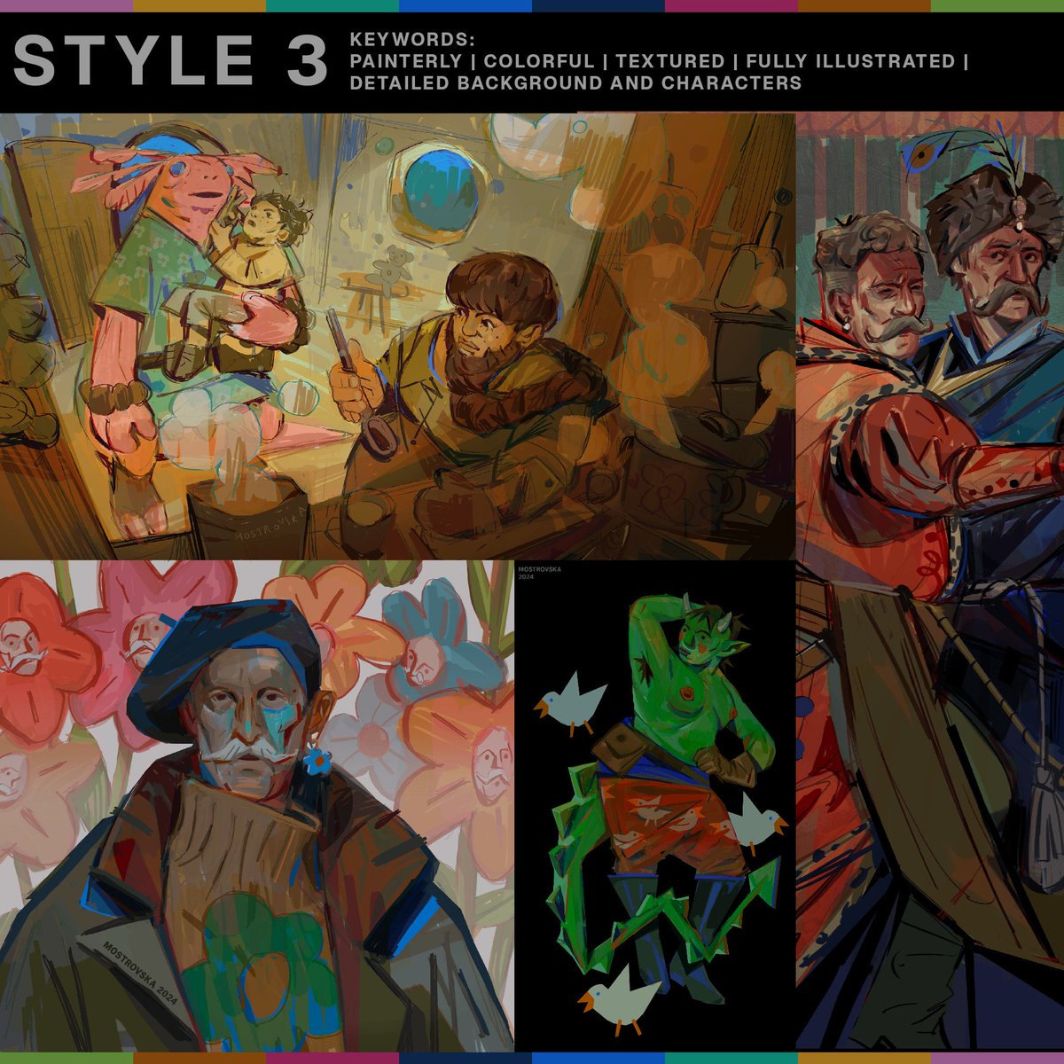 mostrovskaa's tweet photo. more examples of each style https://t.co/oABAGRCt9Q