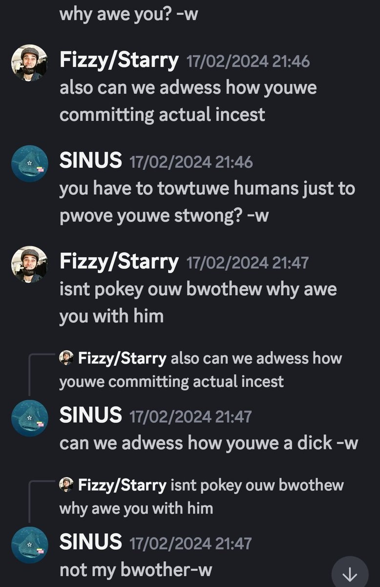 evilzubinsu's tweet photo. they both replace r with w i do not know why (also for context, lyriks wiggly was not related to pokey due to his source memories, hence why they were together) https://t.co/HSQCT8wGbv