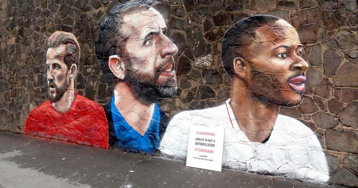 England fans say 'it's got to be' as new face to be added to Nuneaton's Three Lion wall bit.ly/3S1c8lf