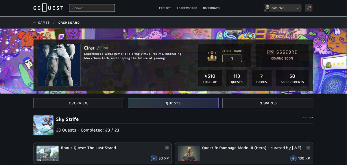 Shipped:
- Public dashboards. You can now see users' achievements, rewards, and progressions across multiple games we support. 
As our quests track deep interactions within games, it enables you to understand in a granular way real users.

Ready to ship (eta next week):
- Guilds