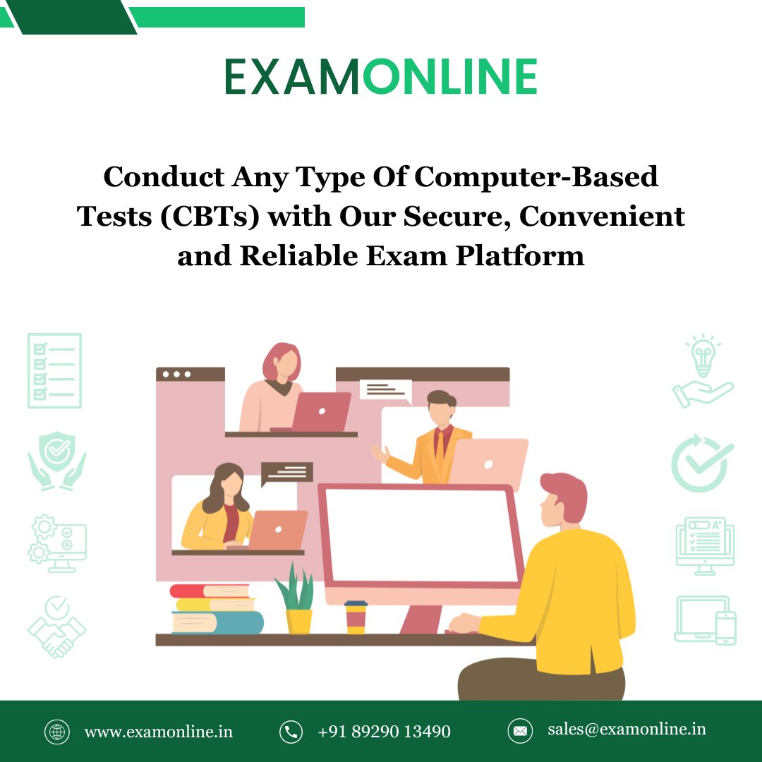examonline_'s tweet image. Conduct online exams with ease using #ExamOnline. Enjoy advanced #anticheating features and seamless exam management for any exam size. 
𝐋𝐞𝐚𝐫𝐧 𝐌𝐨𝐫𝐞: zurl.co/ISxQ

#ProctoringTechnology #CBT #ComputerBasedTest #SecureExams #ConductExams #technology