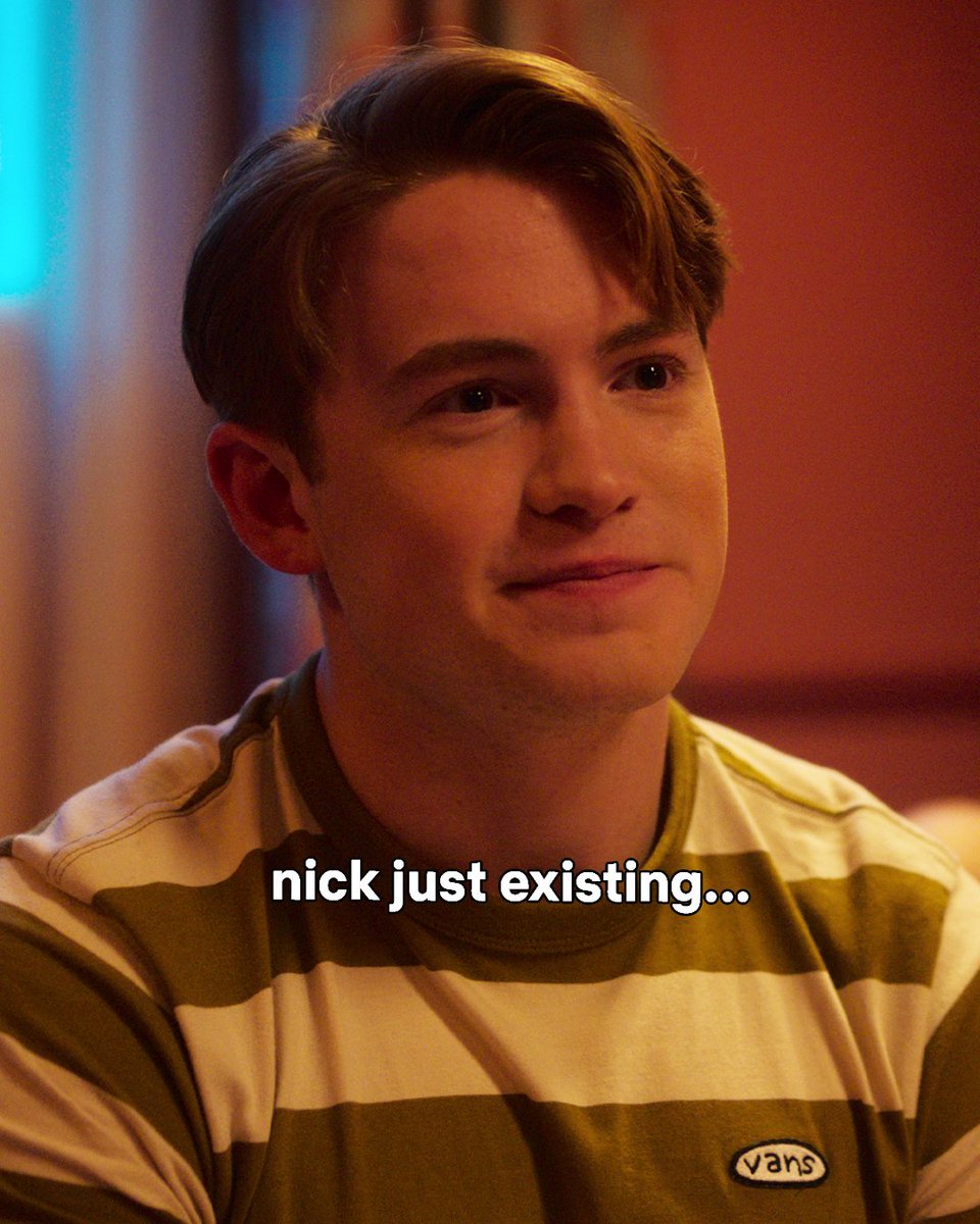 NetflixUK's tweet photo. When I’m in a Nick Nelson appreciation competition but my opponent is Charlie Spring 😭 #Heartstopper https://t.co/iDEvVmCaBa
