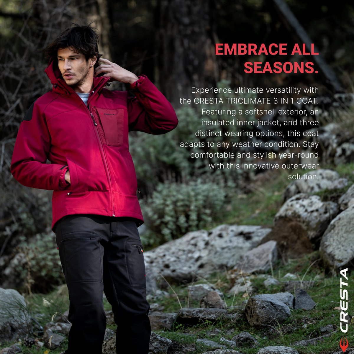 crestaoutdoor's tweet photo. Face every season in style! 🌦️ Stay comfortable and stylish with the CRESTA TRICLIMATE 3 IN 1 coat. 🌿

visit https://t.co/MWWw6dTAAg for more ✨ https://t.co/80ZE7oAuYQ