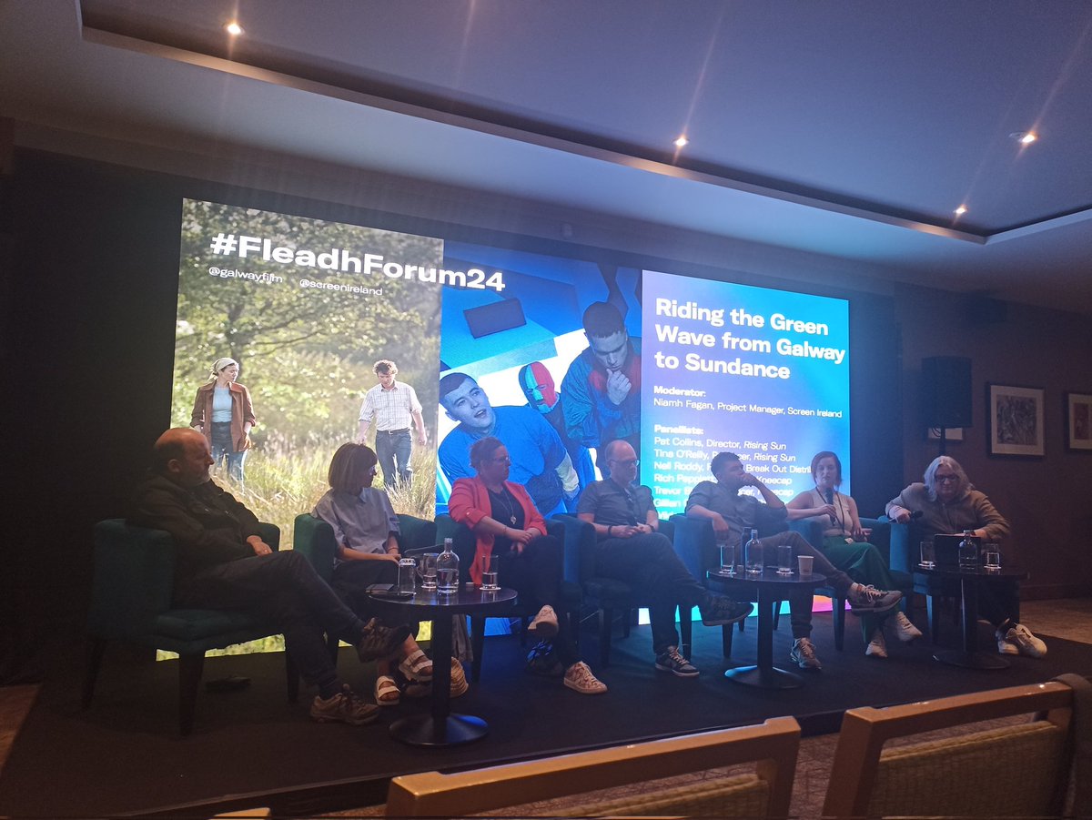 "I think if you've got integrity, authenticity...  That's what people are drawn to."

Nell Roddy and Gillian Cooper discuss the aspects of That They May Face The Rising Sun and Kneecap that resonated with audiences.

#FleadhForum24 #FilmFair 🎥💚