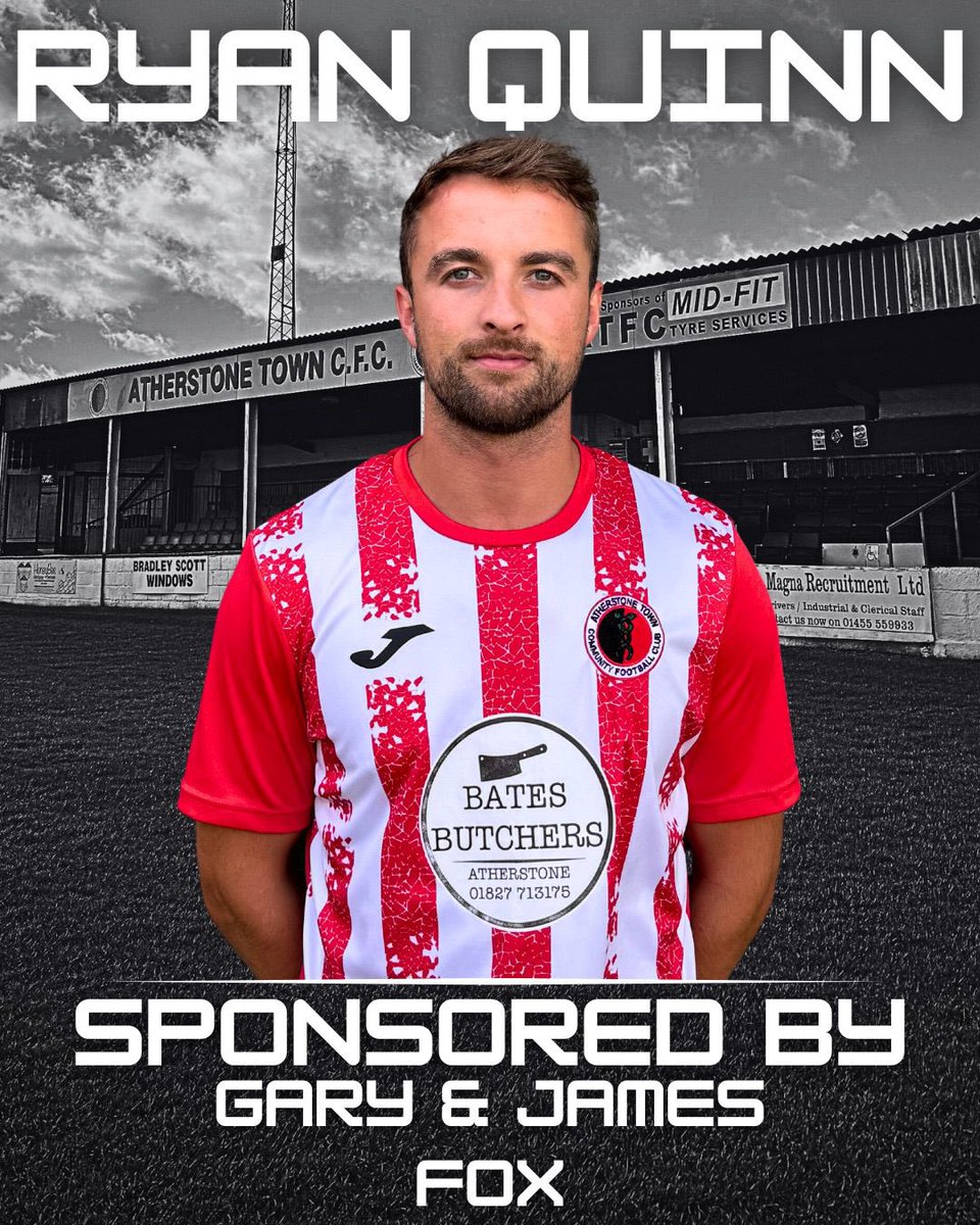 FCAtherstone's tweet photo. π₯ PLAYER SPONSOR π₯
A big ATCFC thank-you to Gary Fox & James Fox for their sponsorship of @ryan_quinn27 for the 2024/25 season.π
Everyone at the club greatly appreciate your continued support.π
β€οΈπ€π
#addersfamily
#heartofthecommunity
#makeaddersgreatagain https://t.co/kqjyE7SpaK