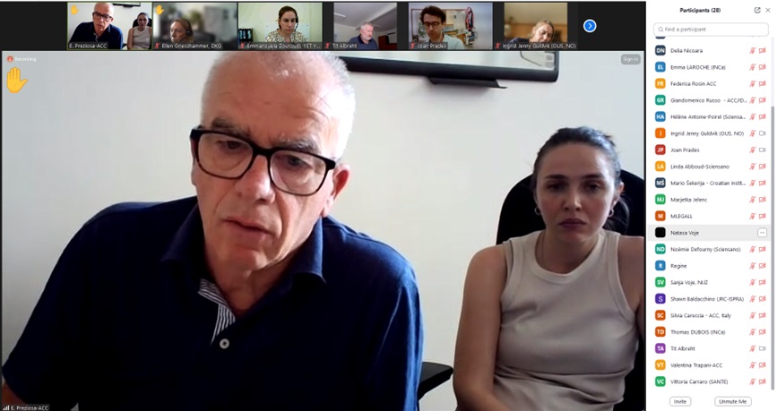 Crane_4_Health's tweet photo. Happening now!
8th Steering Committee Meeting 
@TitAlbreht ,@AntonellaCana10 , Joan Prades, Paolo di Poli, Ellen Griesshammer, Emma Laroche, Federica Rosin, Natasa Voje, Noémie Defourny, Emmanouela Zouroudi, Linda Abboud, Mario Sekerija, Marjetka Jelenc and many more. https://t.co/JUuHEHHBPE