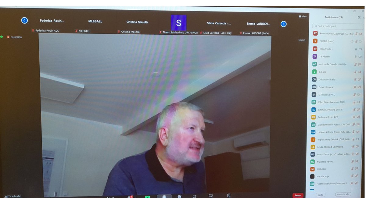 Happening now!
8th Steering Committee Meeting 
<a href="/TitAlbreht/">Tit Albreht</a> ,<a href="/AntonellaCana10/">Antonella Canalis</a> , Joan Prades, Paolo di Poli, Ellen Griesshammer, Emma Laroche, Federica Rosin, Natasa Voje, Noémie Defourny, Emmanouela Zouroudi, Linda Abboud, Mario Sekerija, Marjetka Jelenc and many more.