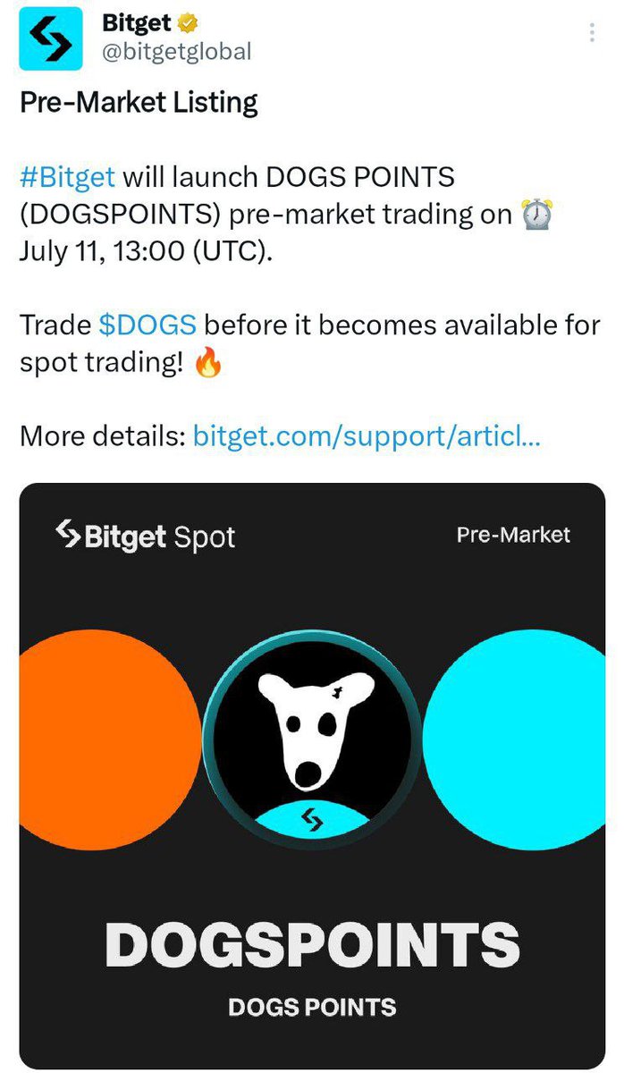 WTF...!!!!🔥🔥🔥 Join Quickly.. Try With All Telegram ID You Have! 

t.me/dogshouse_bot/… 

Totally free airdrop, new users can join if they want. No fee required! ❌❌Note❌❌ Those whose bot is not opening, first set Telegram username. will be done

#Airdrop #hamster #dogs