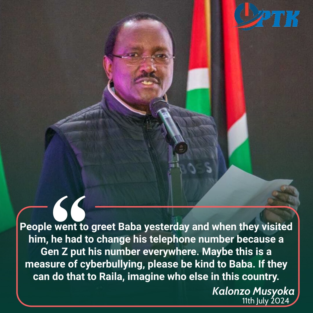 Kalonzo Musyoka, addressed an incident involving former Prime Minister Raila Odinga during a public statement on July 11th. pachatatakenya.co.ke/2024/07/11/kal…