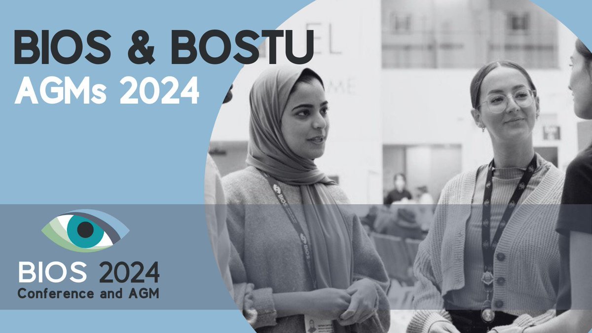 BIOS_Orthoptics's tweet photo. We're just starting the BIOS AGM 2024! Our AGMs are an opportunity for members to learn about our work on your behalf over the past year.
You can read both the BIOS and BOSTU Annual Reports on our website: https://t.co/6tmXFTeK9Q #BIOS24 https://t.co/s0Iamj0Gq5