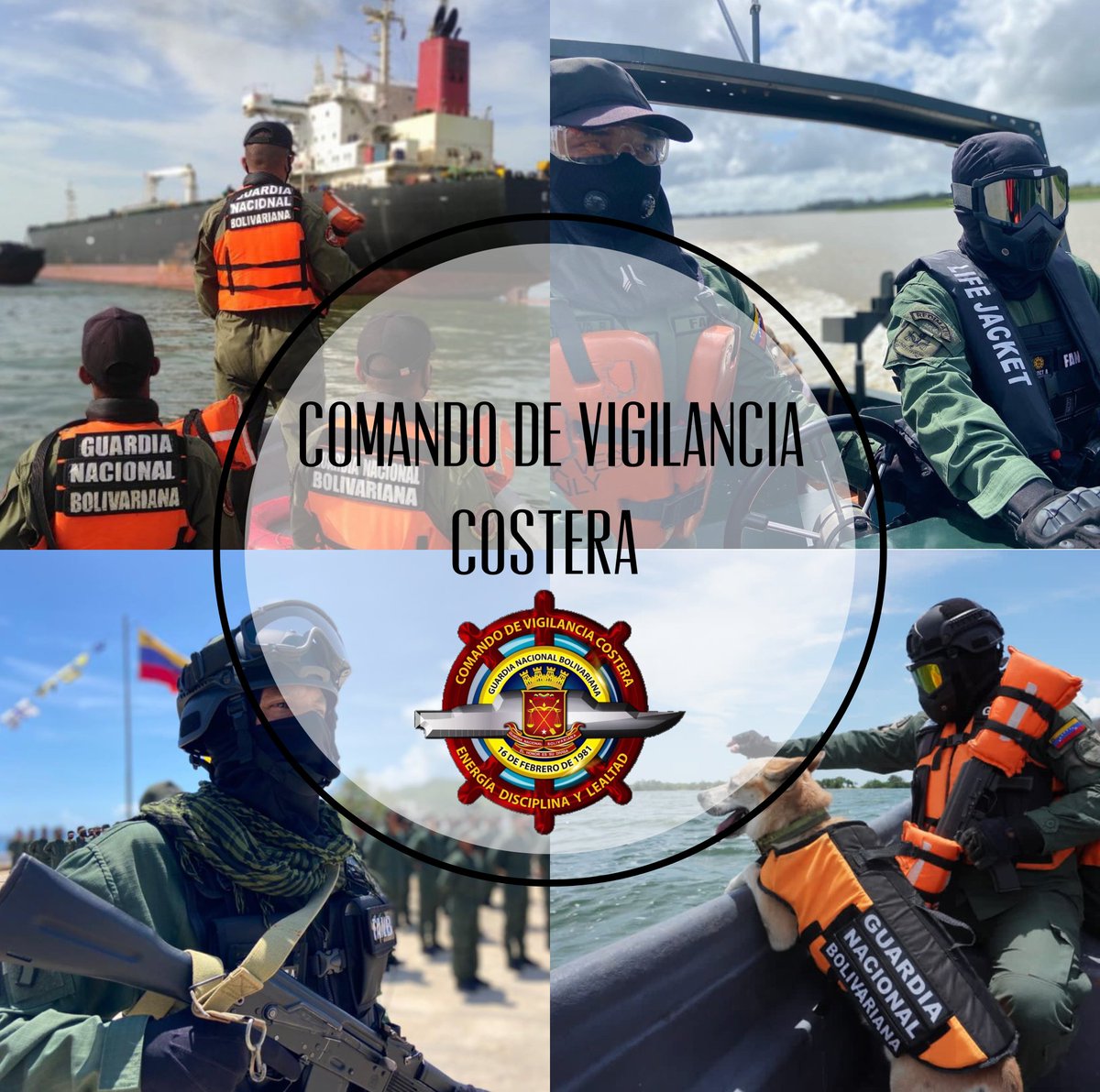 #11Jul Buenos días Venezuela, en nuestro Comando de Vigilancia Costera los Centinelas se mantienen firmes antes del deber de cuidar y proteger la patria.