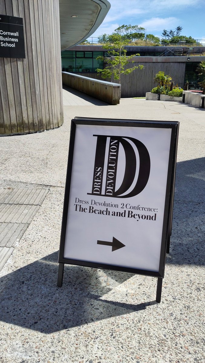 SeasideFerry's tweet image. A really friendly and informative couple of days at the #DressDevolution conference at Falmouth University Fashion and Textiles Institute. Thanks to @kateStrasdin for the invitation to speak #beachandbeyond