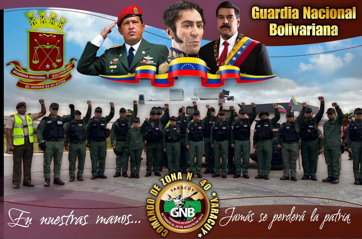 #11Jul24 En nuestra manos jamás se perderá la patria CZ-40YARACUY  Guardia nacional bolivariana.