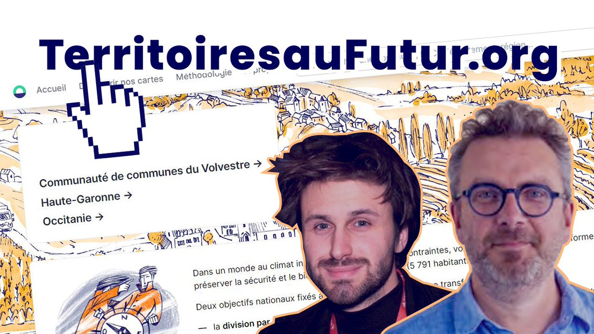 🖱️ Découvrez "Territoires au futur", la plateforme interactive pour vous informer sur la résilience de vos #territoires et pour engager les #élus locaux dans la transition 👉 territoiresaufutur.org