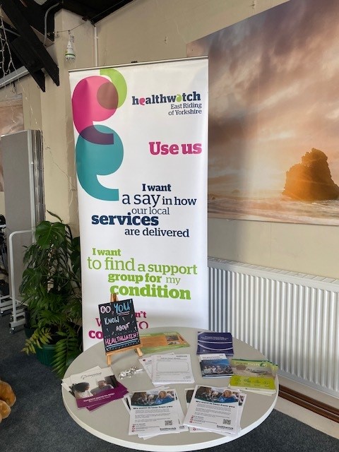 Come for a cuppa and a chat with us next Thursday 18th July at the Love Driffield Community Hub☕️

We want to hear what works well and what you would improve about the services you use 💭